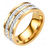 Double Lines Inserted Ring