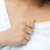 18K Gold Plated Sea Sheel Rings