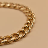 Gold Cuban chain with magnetic clasp for secure daily wear