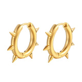 Spike Huggies Earrings